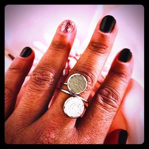 She Carries 2 - Leather and Glitter Rings